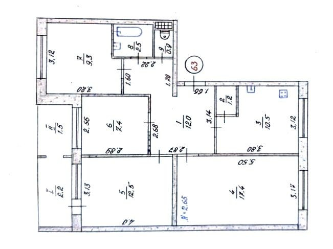 4-кімн.кв.Олексія Різниченка 92 (Співдружності)(Юбилейная) Кривой Рог - изображение 7
