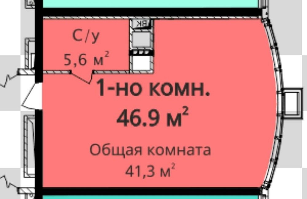 Срочно Продам видовую 1 комнатную квартиру проспект Шевченко Гагарина Одесса - изображение 7