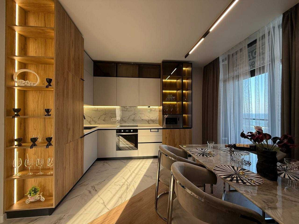 Стильная, укомплектованная квартира 76 м. Вид на море! Одеса - зображення 8