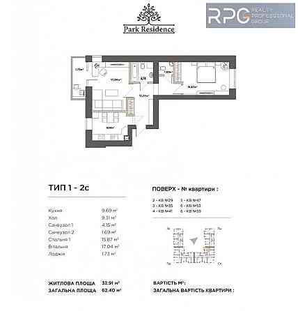 Без% Продаж 2к квартири  ЖК "Park Residence". єОселя. Софіївська Борщагівка