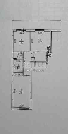 Продаж 2к квартири в ЖК Rybalsky 71 m² без ремонту Київ