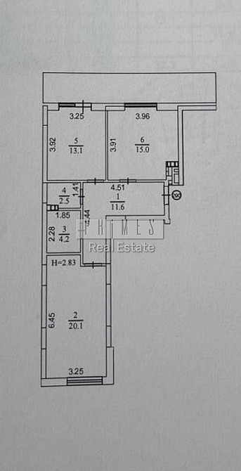 Продаж 2к квартири в ЖК Rybalsky 71 m² без ремонту Київ - зображення 2