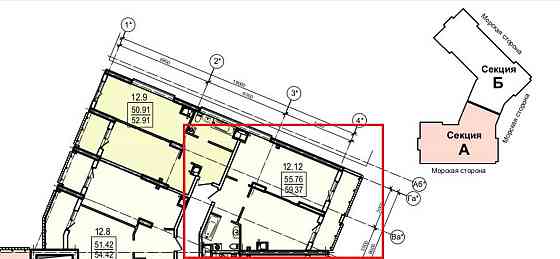 Видовая большая 1-комнатная(евродвушка) ЖК Посейдон Одесса