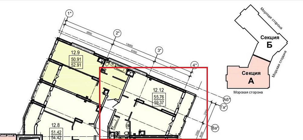 Видовая большая 1-комнатная(евродвушка) ЖК Посейдон Одесса - изображение 4