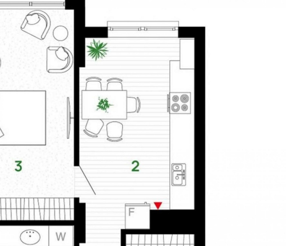 Затишна однокімнатна квартира в новому комплексі Ивано-Франковск - изображение 4