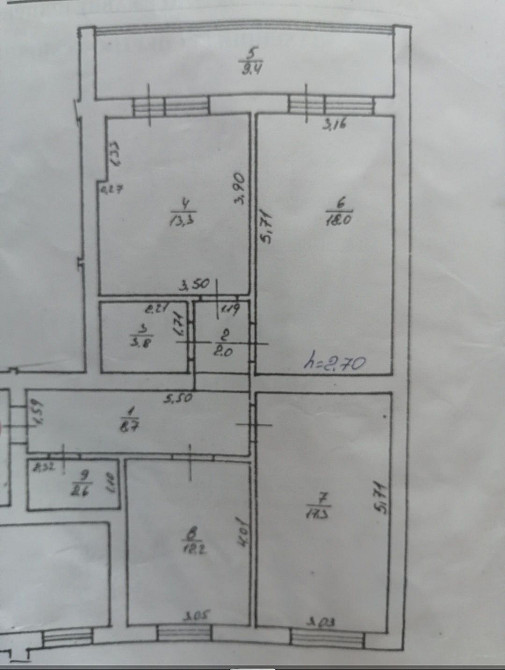 Квартира 3 кімнати Винники - изображение 8