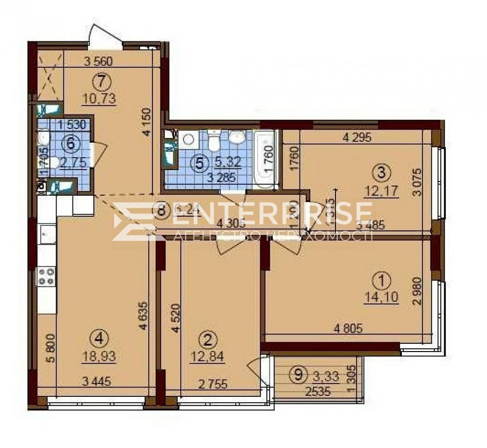 Без%! Продаж 3к квартири, ЖК Варшавський 2,  вул. Родини Крістерів Київ - зображення 7