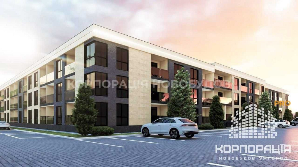 Продаж 1-кімнатної квартири у новобудові, поруч Новий р-н міста Ужгород - зображення 2