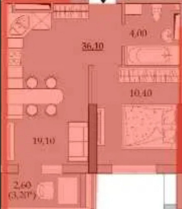 Продам 1-комн квартиру в Таировских Садах ! Дом сдан! Бурлача Балка - зображення 4