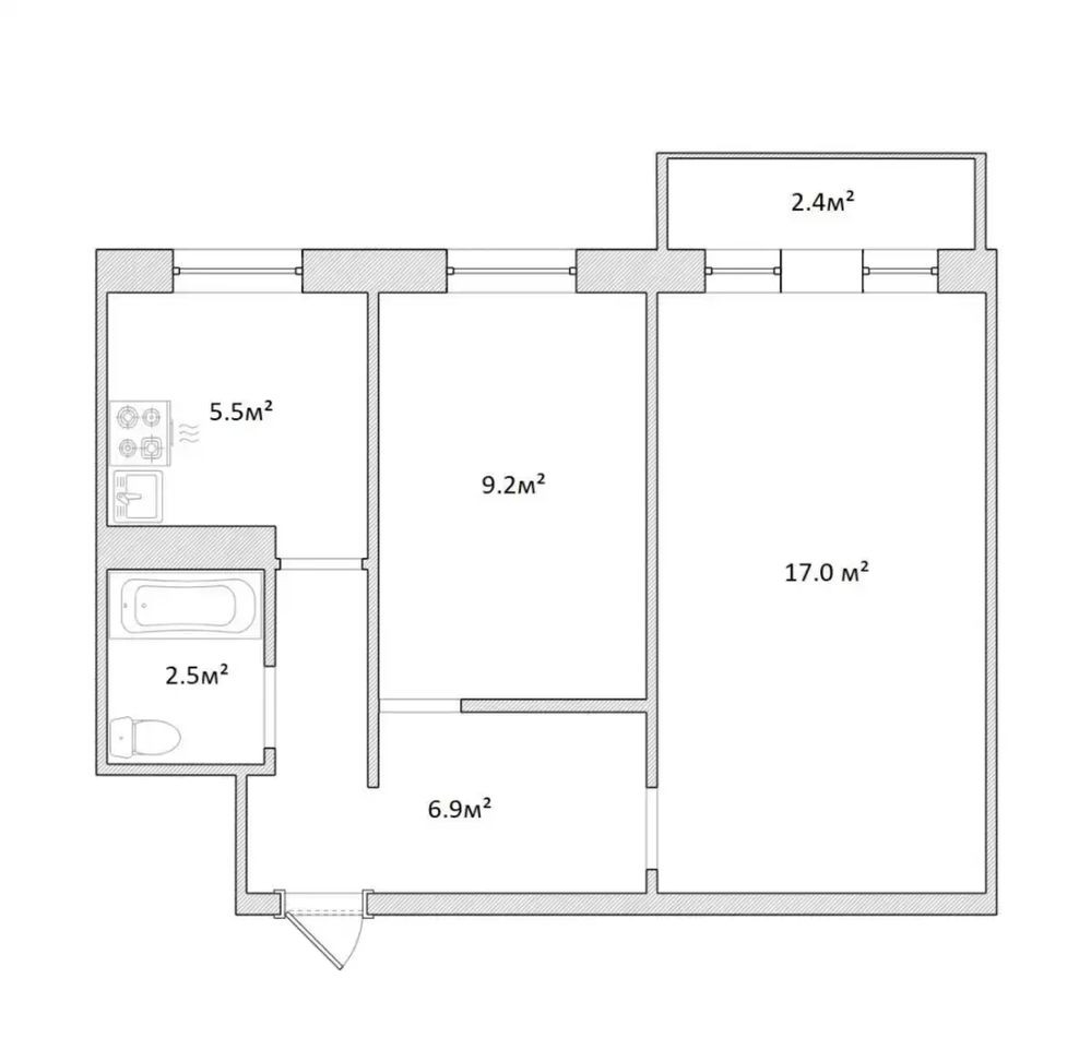 Продам 2х ком квартиру, Кирова, Богдана Хмельницкого Дніпро - зображення 8