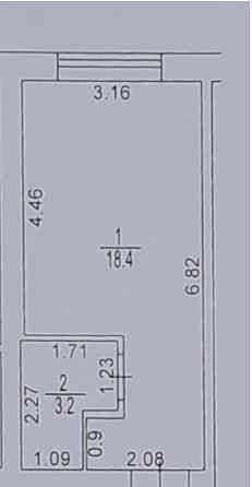 Затишна готова студія поруч Бучанський Парк Буча