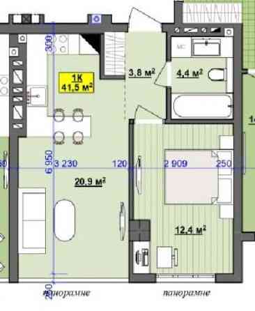 Продам 1-кімнатну квартиру біля парку! Ивано-Франковск