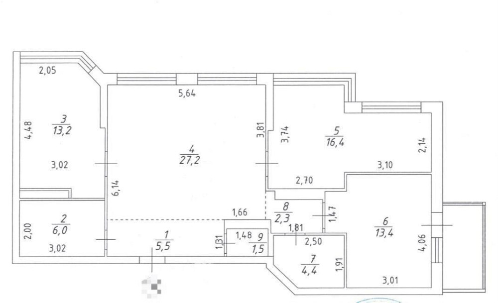 Без комиссии! Продам 3-комнатную квартиру с ремонтом, Ак. Вильямса. Одесса - изображение 6