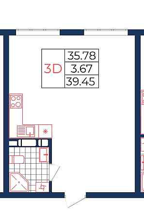 Акція! 1 кімнатна квартира в Солом'янському районі Київ
