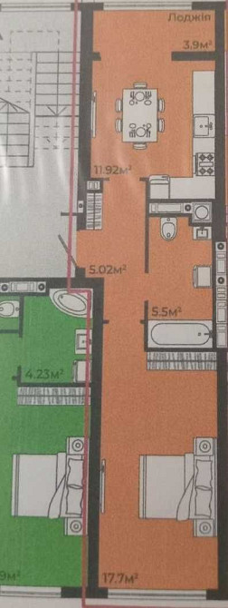 Продам 1-км кв Трускавецька Континент Львів - зображення 7