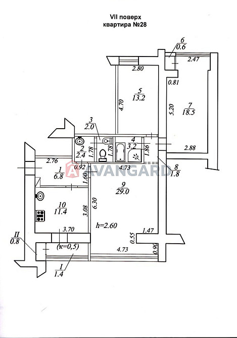 Продам 3-ком. видовую кв-ру в высотном доме и с гаражём Дніпро - зображення 2