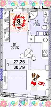 АКЦІЯ! Квартира в клубному будинку від Забудовника без комісії  31м2 Киев