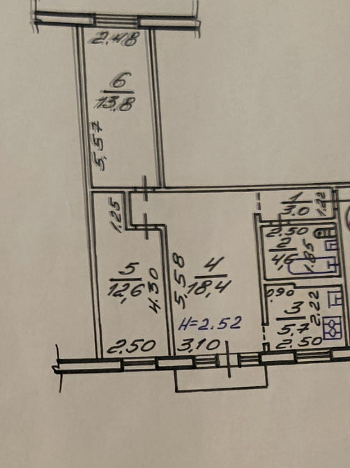 Реальная  3- к.кв.  Новые дома,  Жасминовый б- р. 59 м2.  Сотрудничаю Харьков - изображение 5