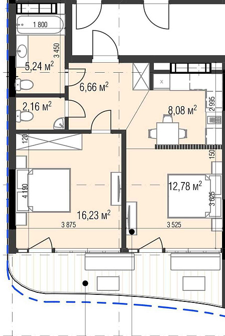 Продаж 2к квартири з видом на Дніпро Sky River2 м.Славутич Осокорки Київ - зображення 8