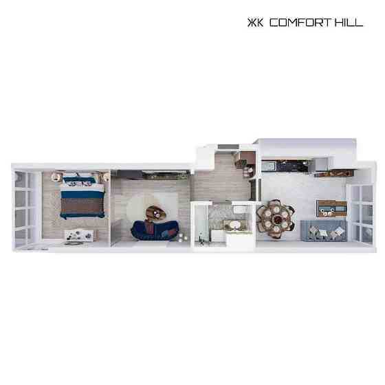 Продаж квартири 54,6 м.кв від ЗАБУДОВНИКА, БЕЗ КОМІСІЇ Львов