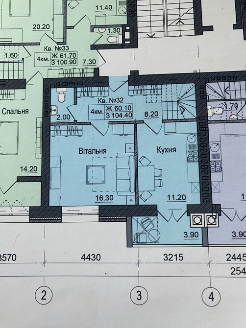 Пентхаус з сантехнікою від забудовника з розтермінуванням без%! Чернівці - зображення 2