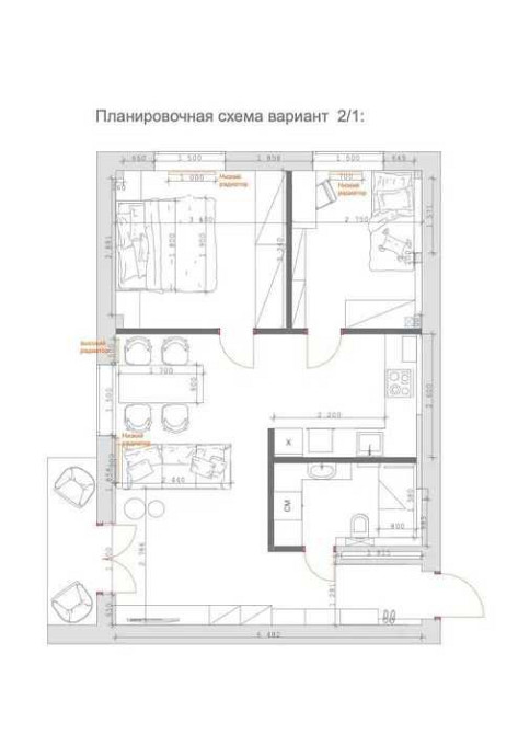 Продажа 2к, 61кв.м квартиры в ЖК Феличита Автономное газовое отопление Харків - зображення 2