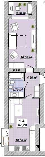 Велика, Двостороння 1к в ЦЕНТРІ, р-н Княгинен Івано-Франківськ - зображення 2