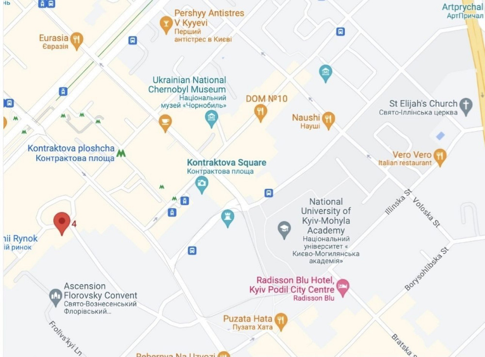 Хорива 4, Видова Андріївська церква Киев - изображение 7