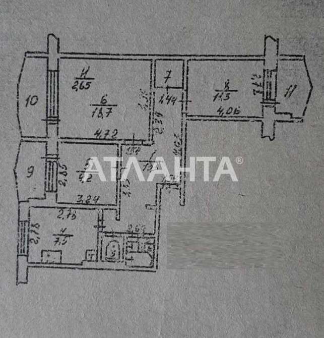 Предлагается к продаже  3-х комнатная  квартира на улице Бочарова, Одесса - изображение 5