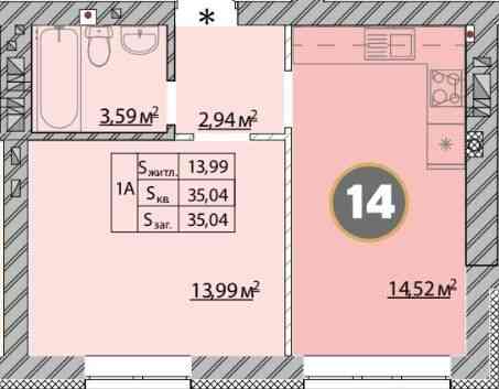 Супер пропозиція! Повноцінна однокімнатна квартира- 32 700$ Ірпінь