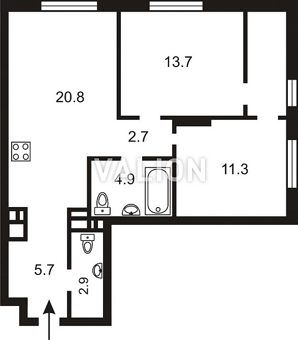 Продаж 2 к квартири, 67 м2, по В.Змієнка ЖК Варшавський-3, Подільський Киев - изображение 3