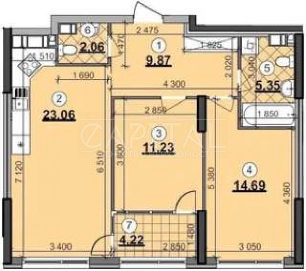 Продаж / Квартира ,ЖК ГРЕЙТ , вул. Дніпровська наб., 15є Київ - зображення 6