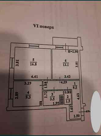 Продам 2-х комнатную квартиру площадью 55 м2 в ЖК Уютный #8783 Одесса