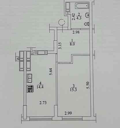 Продам стильну 1 кім. квартиру. Ірпінь. Ніхто не жив. Центральний парк Ірпінь