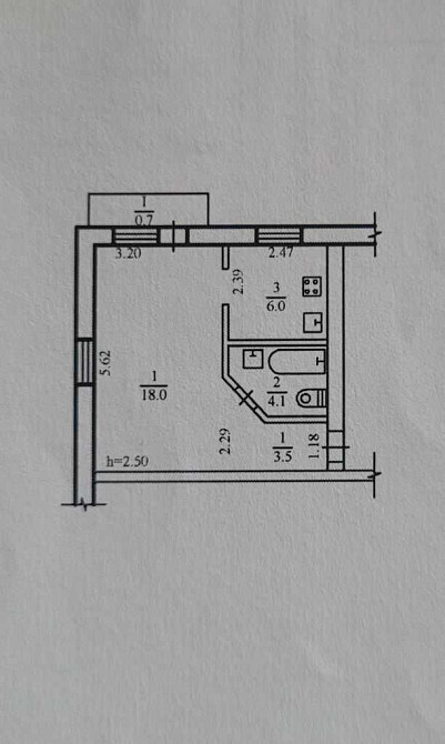 Оренда 1к квартира пр. О. Поля (Кірова) вул. Гавриленка Днепр - изображение 5
