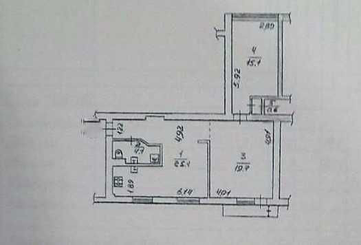 центр метро Печерська 3-х кімнатна Київ - зображення 1