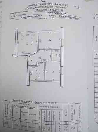 Продаж квартири, Здана, видова, 3-кімн Бандери-Височана, Центральне Ивано-Франковск