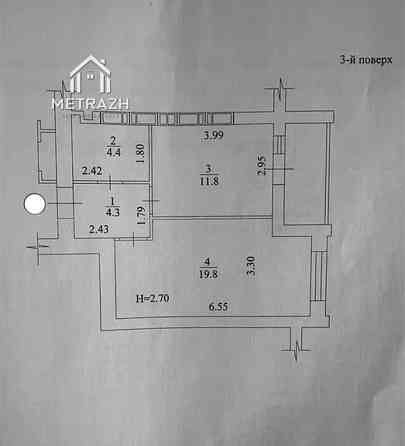 20903 Продам 1 комнатную квартиру в ЖК Мира-3! Харків
