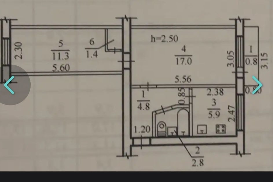 Продам 2 к квартиру пр.Б.Хмельницкого Днепр - изображение 5