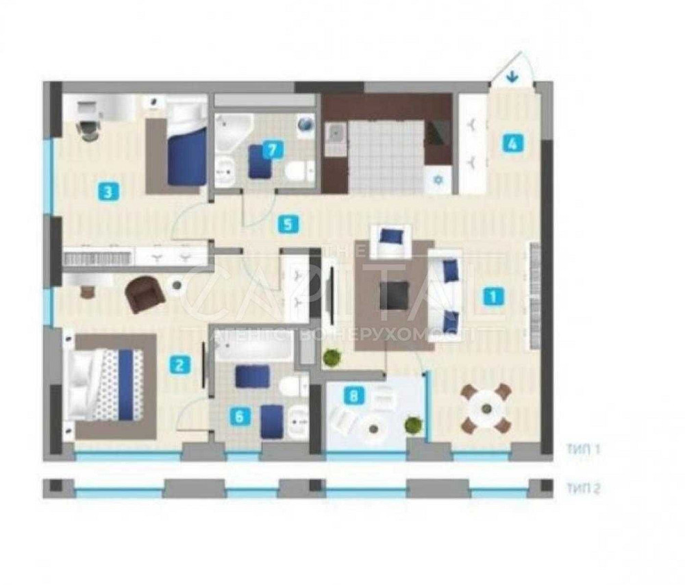 Продается 2-к квартира ЖК СЛАВУТИЧ ‼️ введен в эксплуатацию ВЫГОДНО Київ - зображення 2