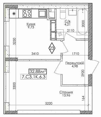 КВАРТИРА дешевше сумки! Середній поверх! Газове опалення!  Є ліфт! Буча