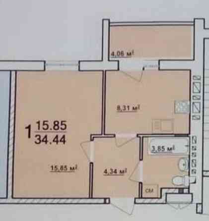 Продам 1 комнатную квартиру ЖК Архитекторов, Алексеевка, РЕМОНТ, VW Харків