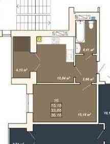 Продаж 1-кімнатної квартири біля озера. Івано-Франківськ