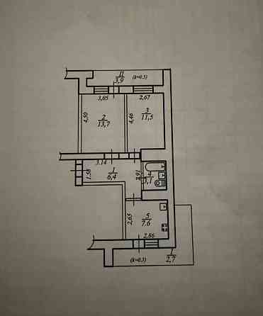 Реальна квартира з ремонтом Днепр