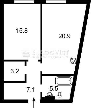 Продаж 1-кімн кв-ри  Greenville Park Пимоненка Миколи 19 м.Поштова пл Київ