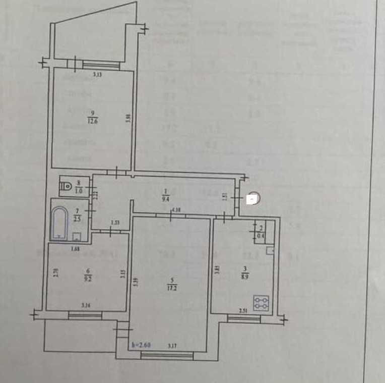 3х.кімнатна на Алмазному.  Можна під державні програми. Полтава - изображение 1