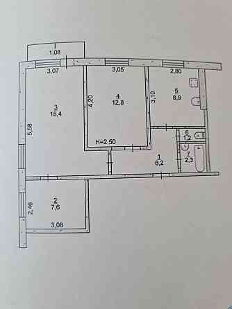 3-кімнатна квартира по свято-миколаївській Кривой Рог