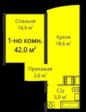 В продаже 1 ком. квартира на пр. Гагарина Одеса - зображення 3