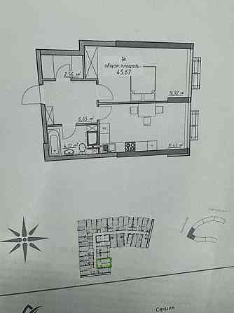1-кімнатна квартира в ЖК « Атмосфера» Одеса