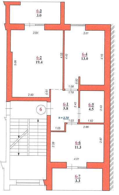 Продаж двокімнатна 60 мкв Львів Винники 2 поверх секція 5 Винники - изображение 5